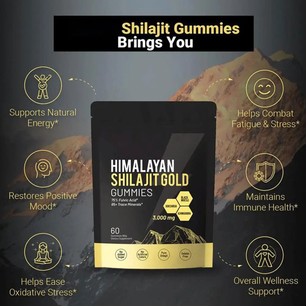 Pure Himalayan Shilajit Gold Gummies