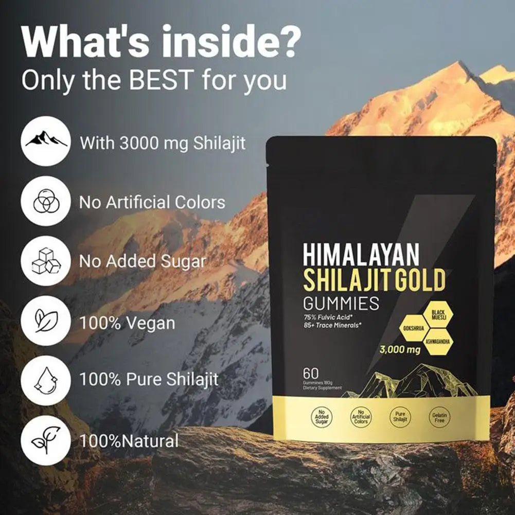Pure Himalayan Shilajit Gold Gummies