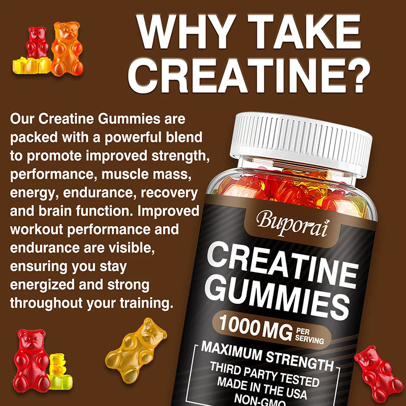 Creatine Monohydrate Gummy Bears